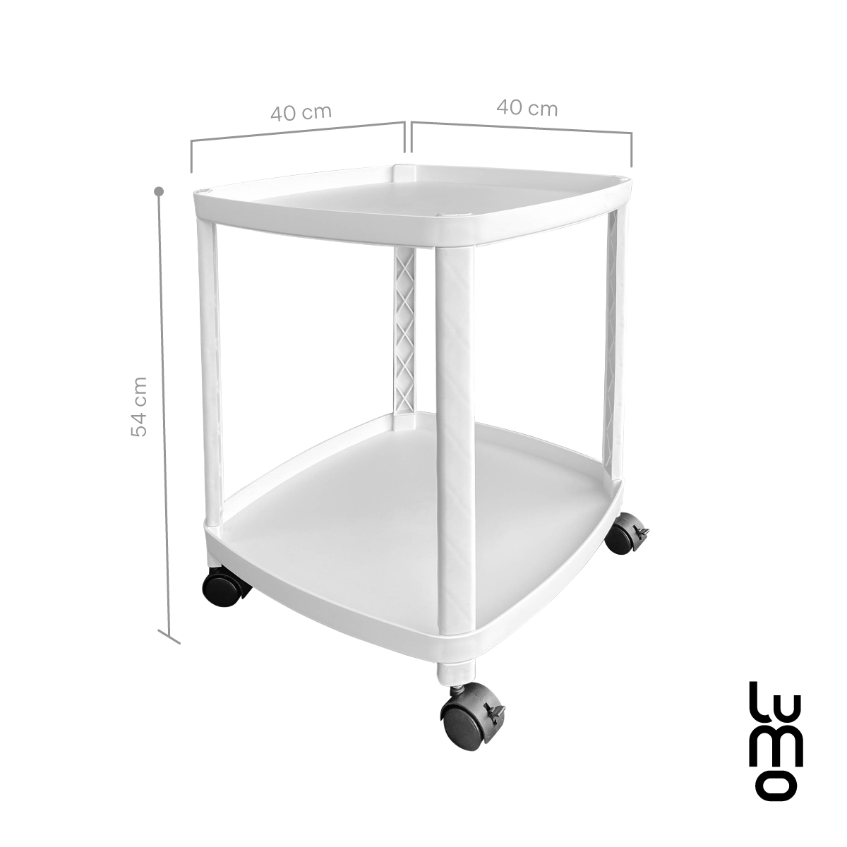 Carrito Mesa de Servicio Auxiliar de Bar 3 Niveles Tipo Eams Ruedas, Asa y con Estante de Ajuste de Altura para Hogar Y Oficina