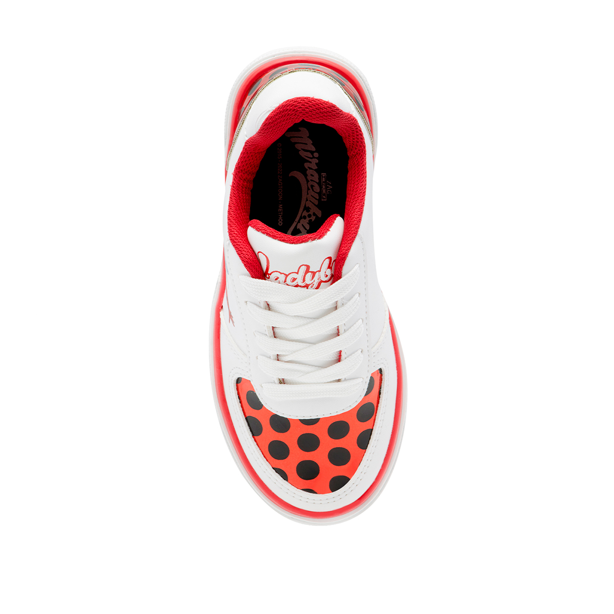 Calzado Yuyin Tenis Ladybug para Niña Blanco 22-25 