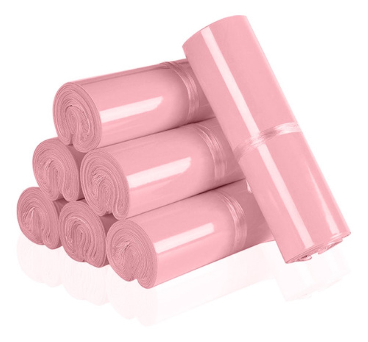 100 Bolsas Sobres De Plástico Para Envíos Paquetería 25*35 cm ROSA