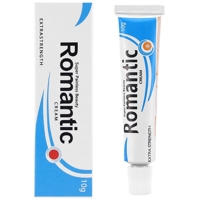 Romántic Crema previa para tatuaje cosmetico de Microblading Original alta potencia, 10 g 