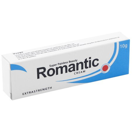 Romántic Crema previa para tatuaje cosmetico de Microblading Original alta potencia, 10 g 