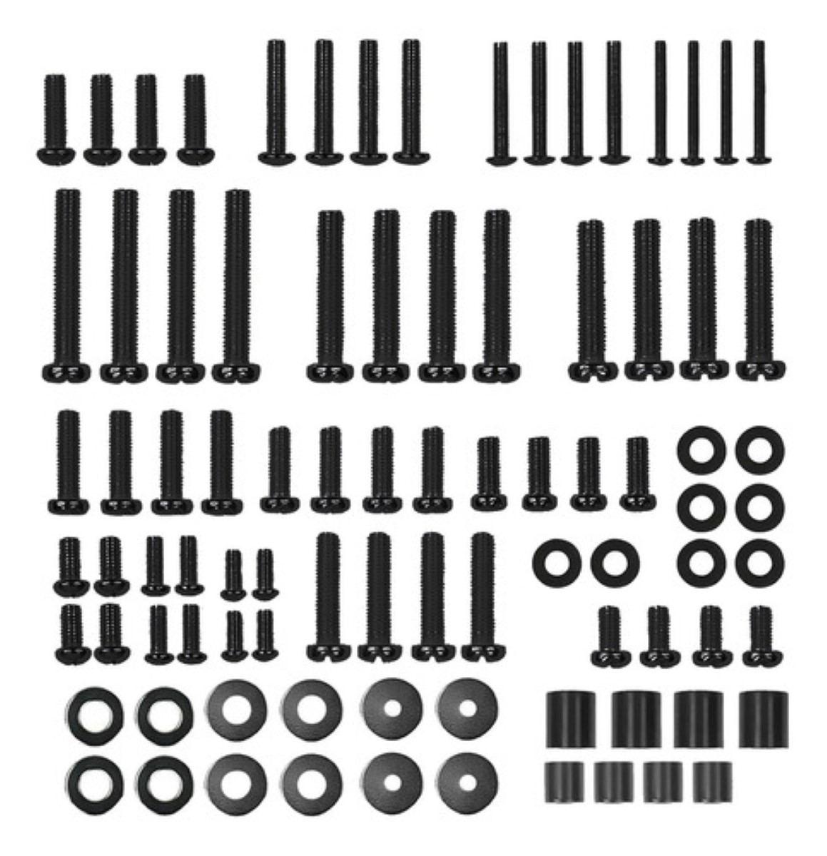 Kit Universal De Montaje Set De Tv Tornillos Para Tv Soport negro