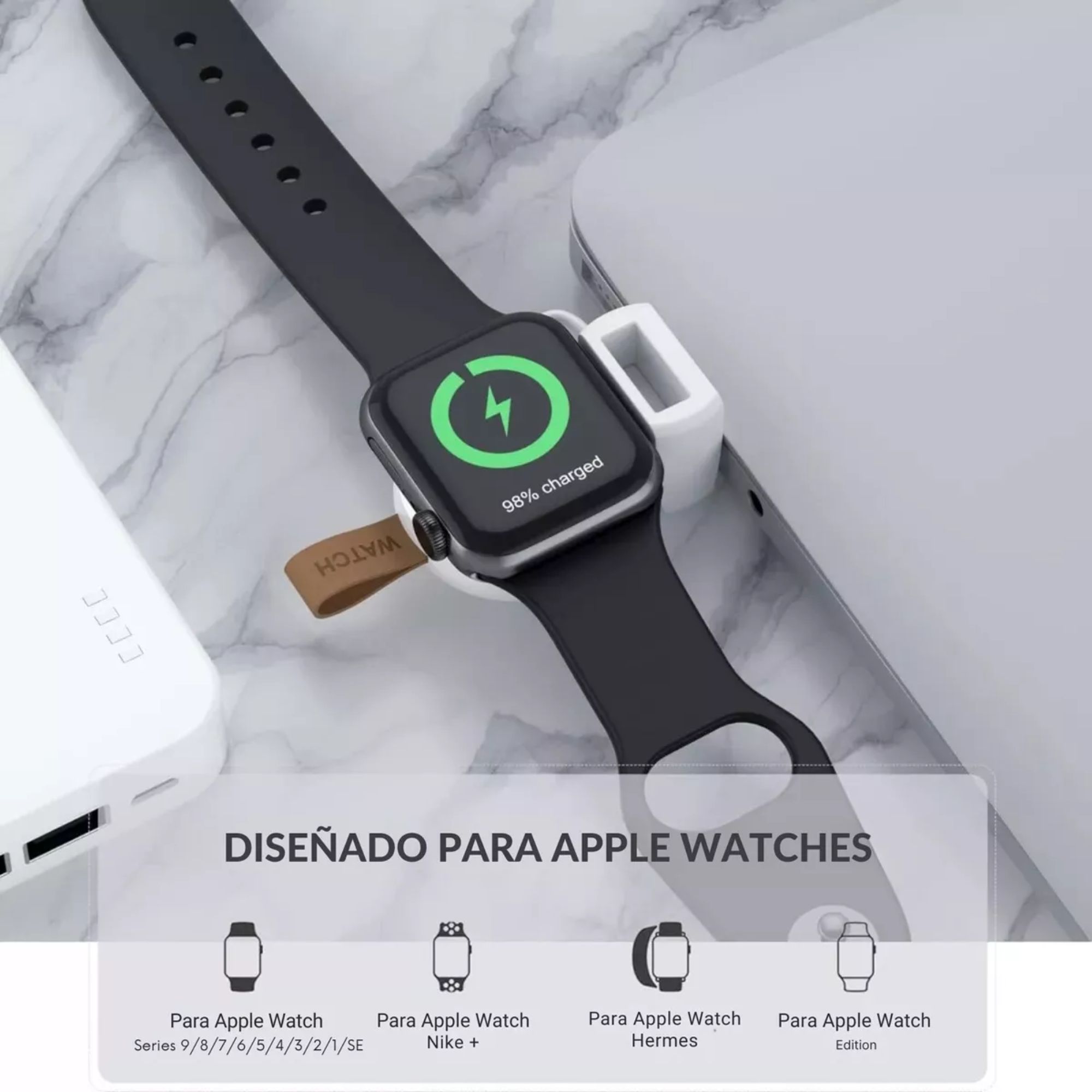 Cargador Inalámbrico Cargador Reloj Apple Watch Serie Cargador
