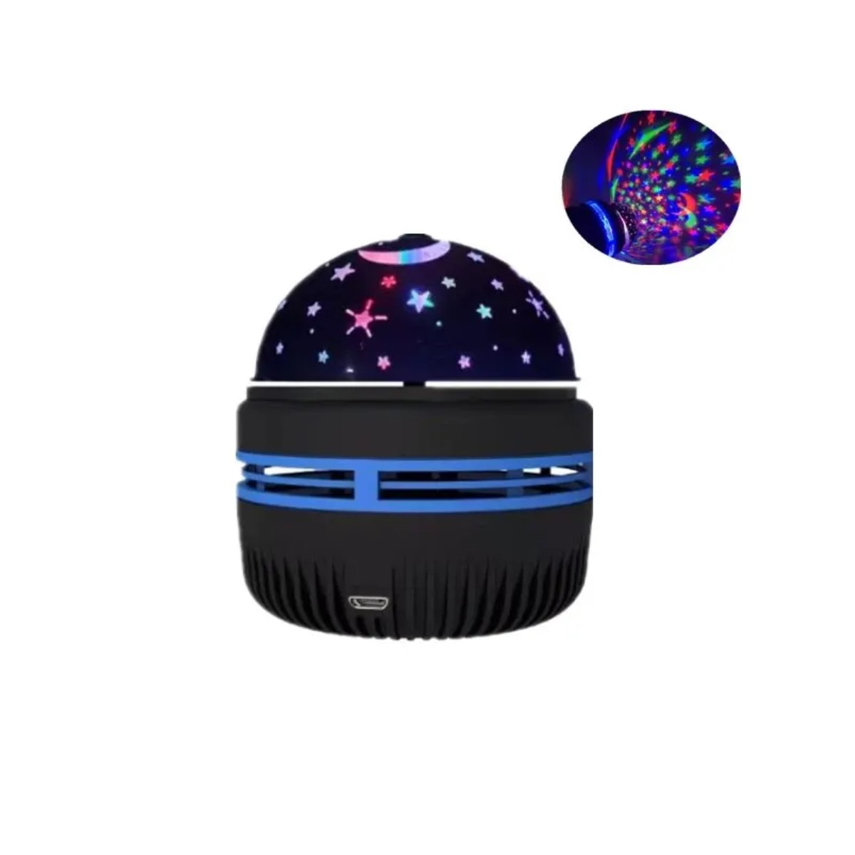 Lámpara proyector LED decoración hogar luz luna automática USB cielo estrellado colorido luces