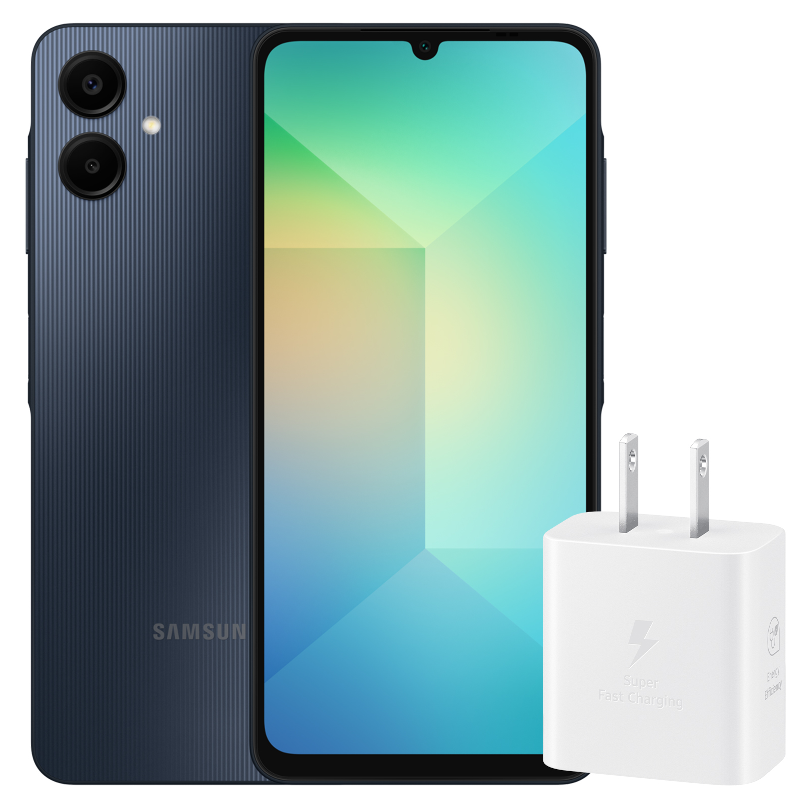 Samsung Galaxy A06 64GB Black 4GB RAM + Cargador 25W