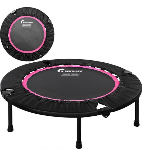 Trampolin Brincolin Plegable Aerobics Fitness Jumping Rosa Centurfit