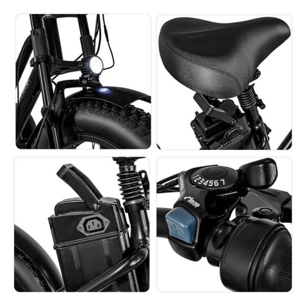 Tricicleta Bicicleta Electrica Adultos 7 Vel 43km/h 720w 48v E-Be