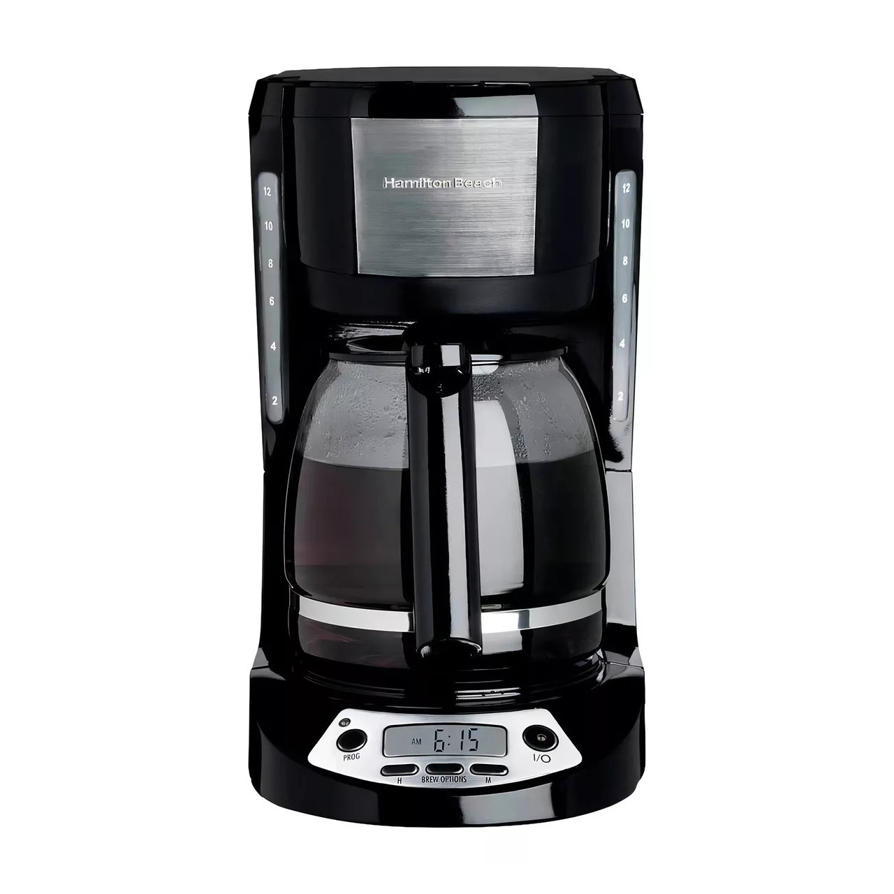 Cafetera Programable 12 Tazas Hamilton Beach 49615 1.5L Ngra