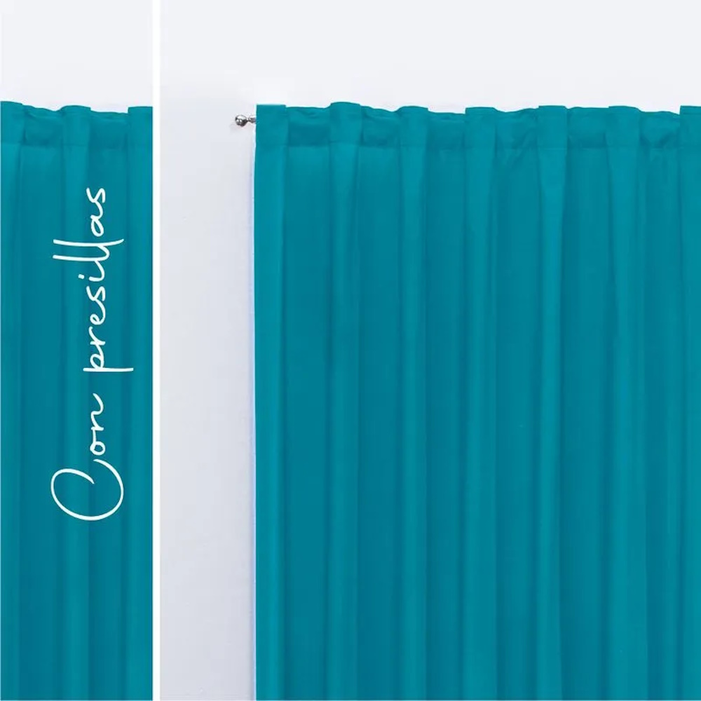Cortina Decorativa Corta Suavitec Neo Microfibra Concord