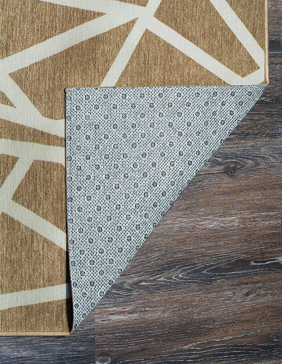 Tapete Alfombra Decorativo Lavable Intersecciones Camello - Fine Art Tj