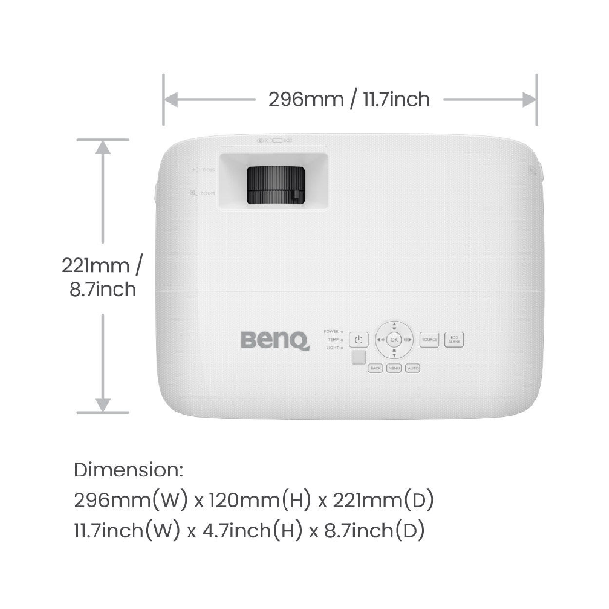  Proyector Benq Para Home Cinema, 1080P Y 3800 Im 10W