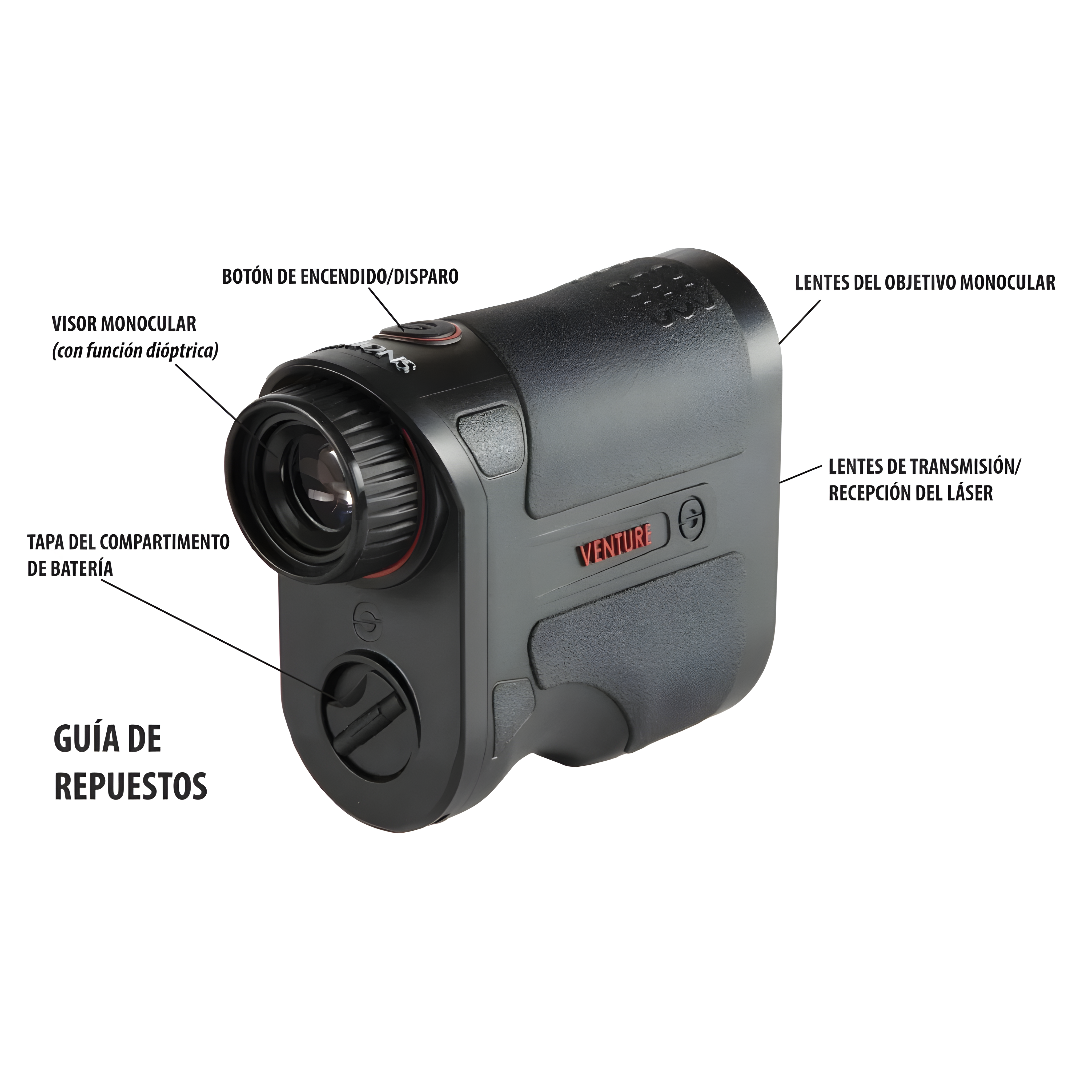 Telemetro Laser Simmons Venture 6x20 Fmc 600y Con Inclinómetro