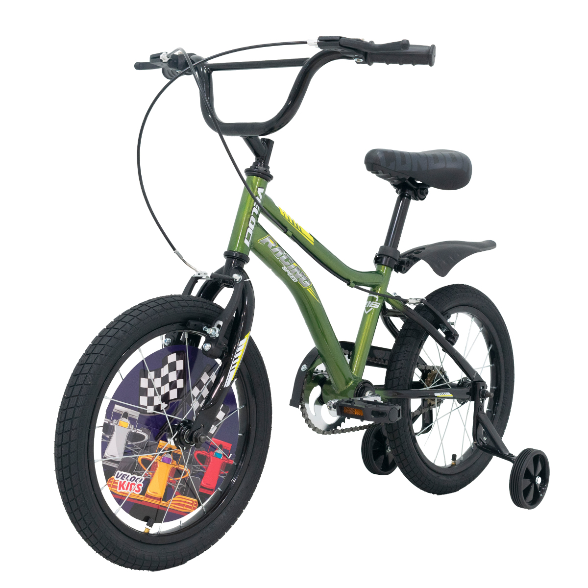 Bicicleta Veloci Racing Rodada 16 Verde