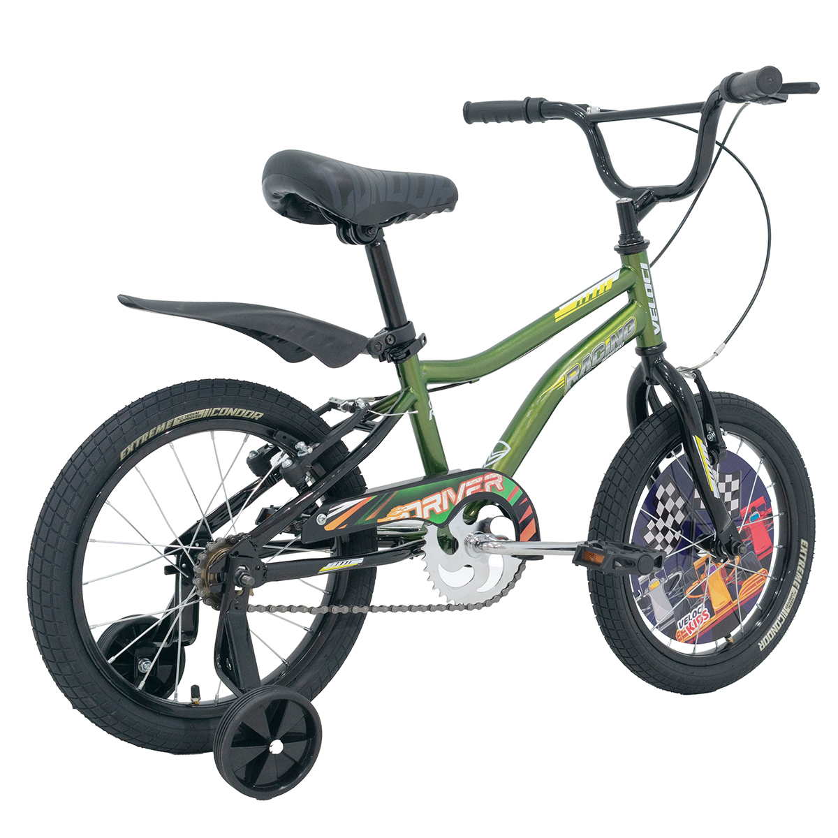 Bicicleta Veloci Racing Rodada 16 Verde
