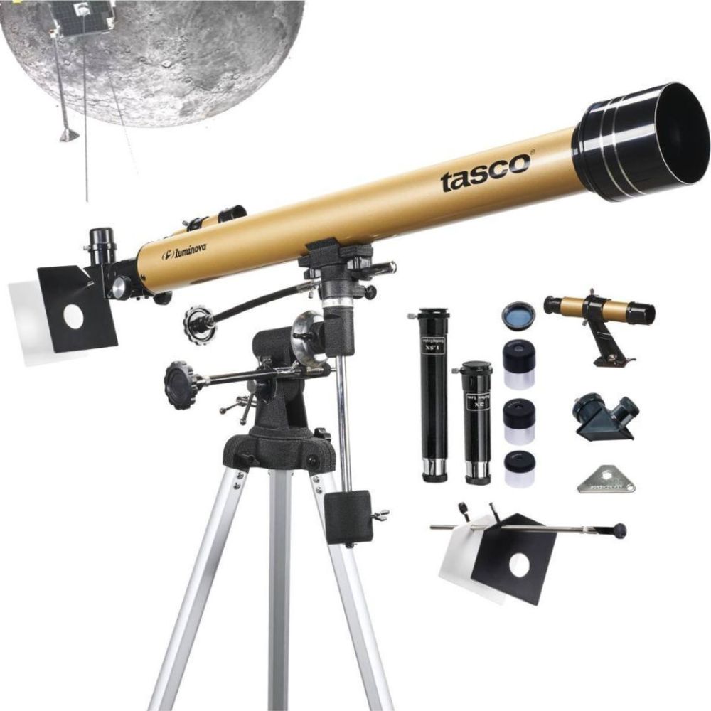 Telescopio Tasco Luminova Refractor 900x60 Ecuatorial con Mirilla 6x24