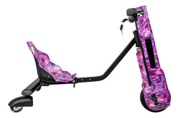Crazy Kart Triciclo Electrico Niños Drifter Giro 360 +8 Años Morado E-Be