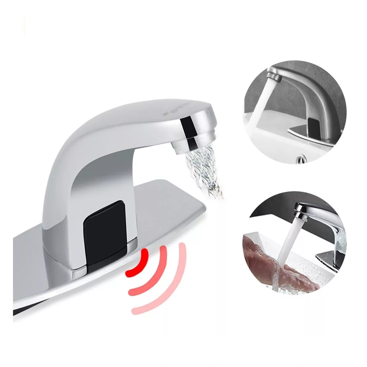 Automática Mezcladora Llave Con Sensor Infrarrojo Grifo Baño