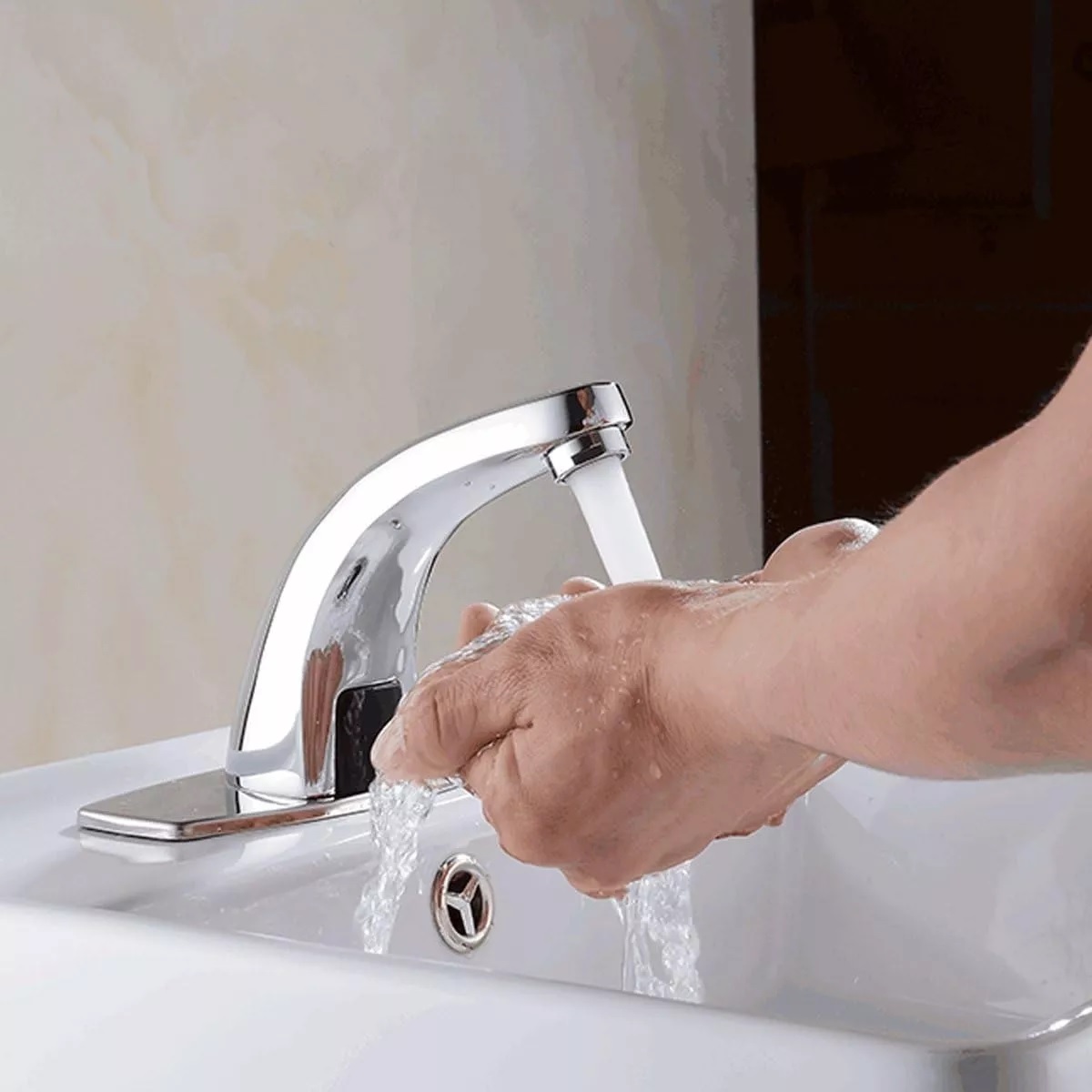 Automática Mezcladora Llave Con Sensor Infrarrojo Grifo Baño
