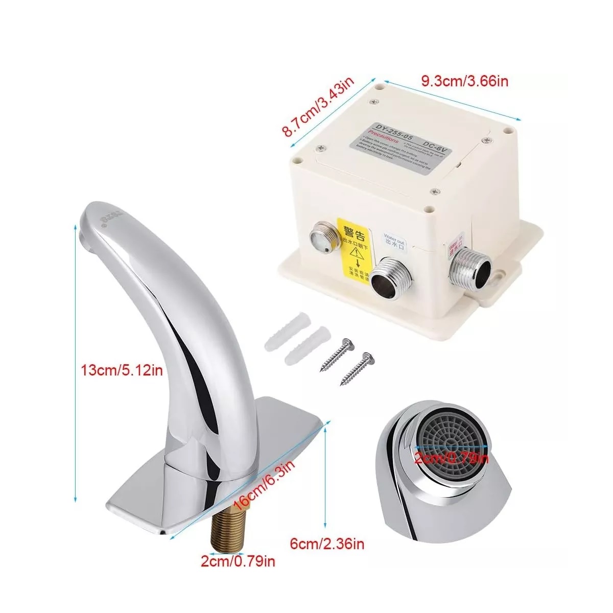 Automática Mezcladora Llave Con Sensor Infrarrojo Grifo Baño