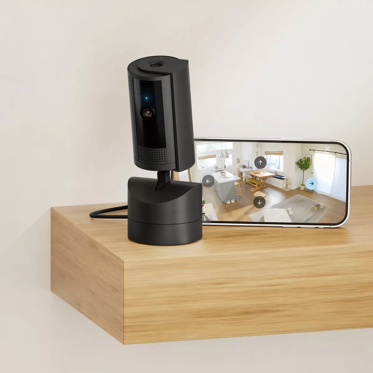 Cámara de Seguridad Interior con Movimiento Ring Pan-Tilt Indoor Negro