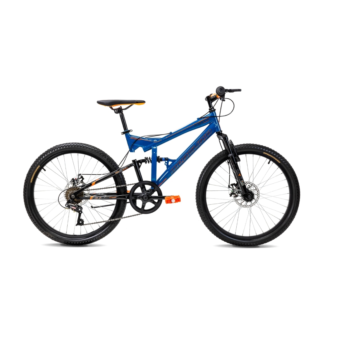 Bicicleta Mercurio  ZTX DH R24 Azul Freno de Disco / 7 Vel ENDY14