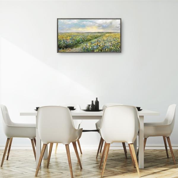 camino del prado de Studio Arts - Impresión en Lienzo Enmarcado - Fine Art Tj