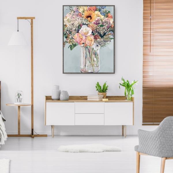 camino del prado de Studio Arts - Impresión en Lienzo Enmarcado - Fine Art Tj