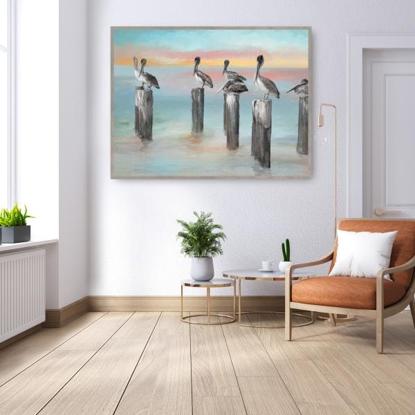 colores del bosque de Studio Arts - Impresión en Lienzo Enmarcado - Fine Art Tj