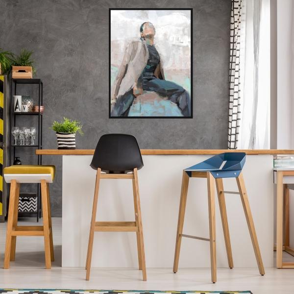 Musa I de Studio Arts - Impresión en Lienzo Enmarcado - Fine Art Tj