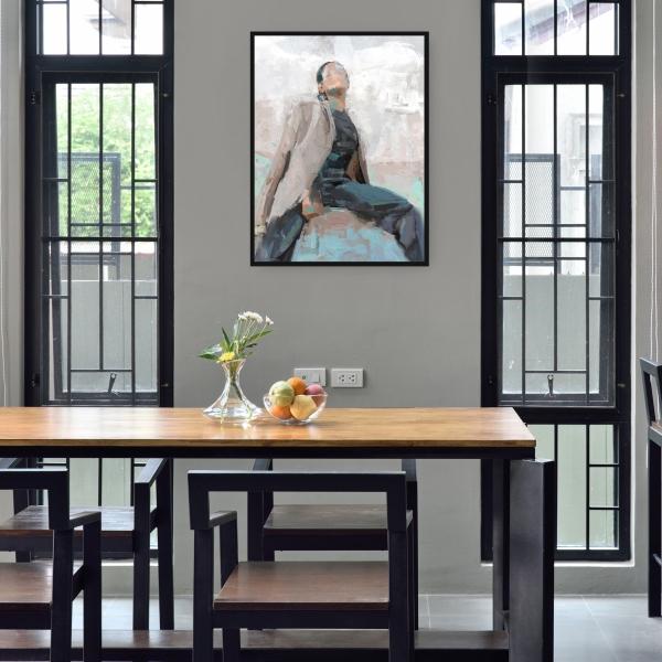 Musa I de Studio Arts - Impresión en Lienzo Enmarcado - Fine Art Tj