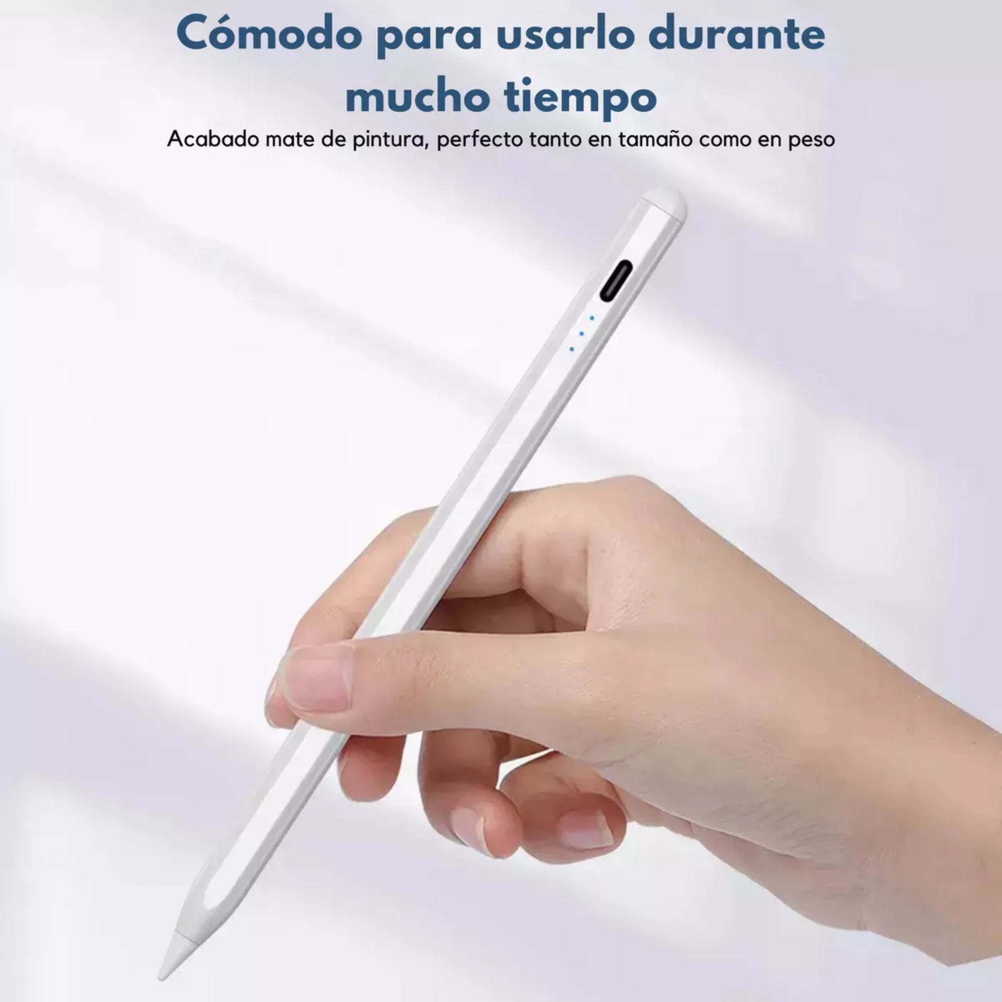 Magic Keyboard Funda Teclado Para iPad Mini 6/7 Color Blanco + Pencil 