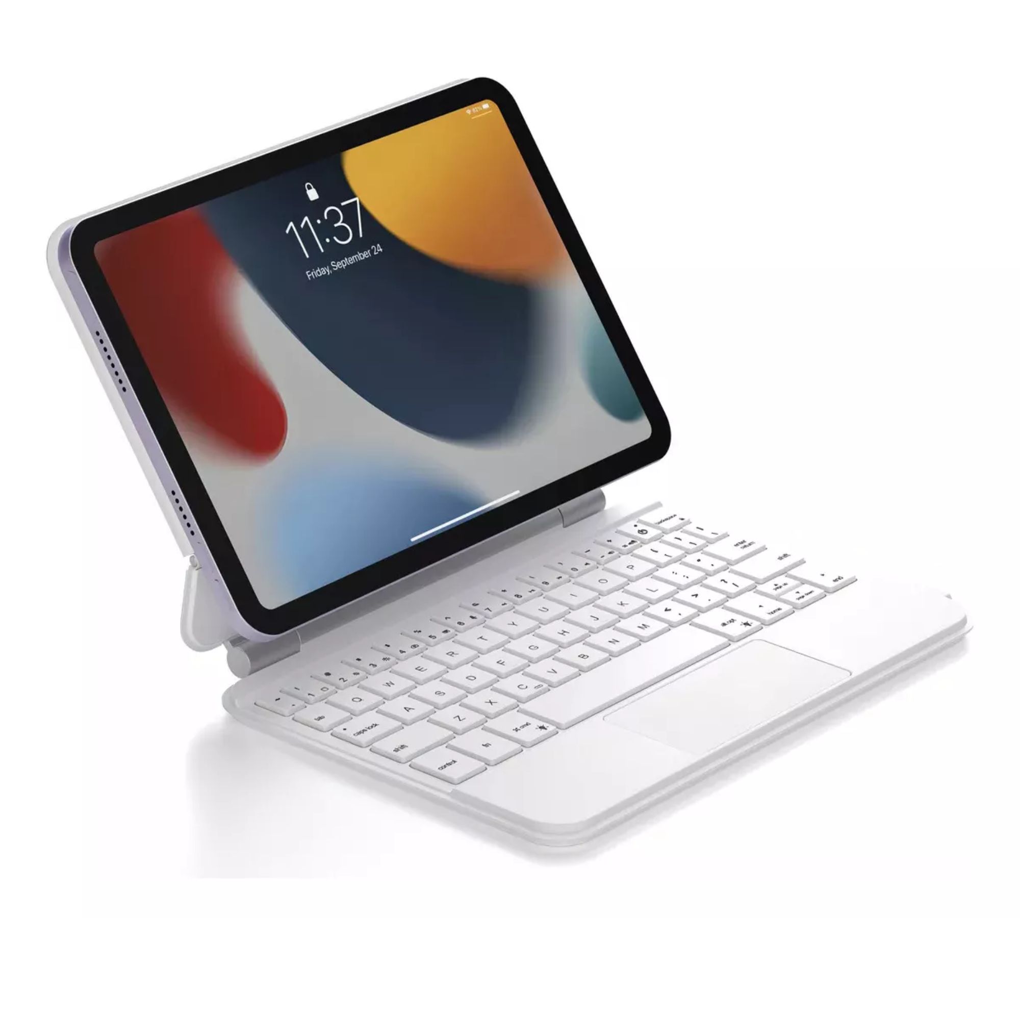 Magic Keyboard Funda Teclado Para iPad Mini 6/7 Color Blanco + Pencil 