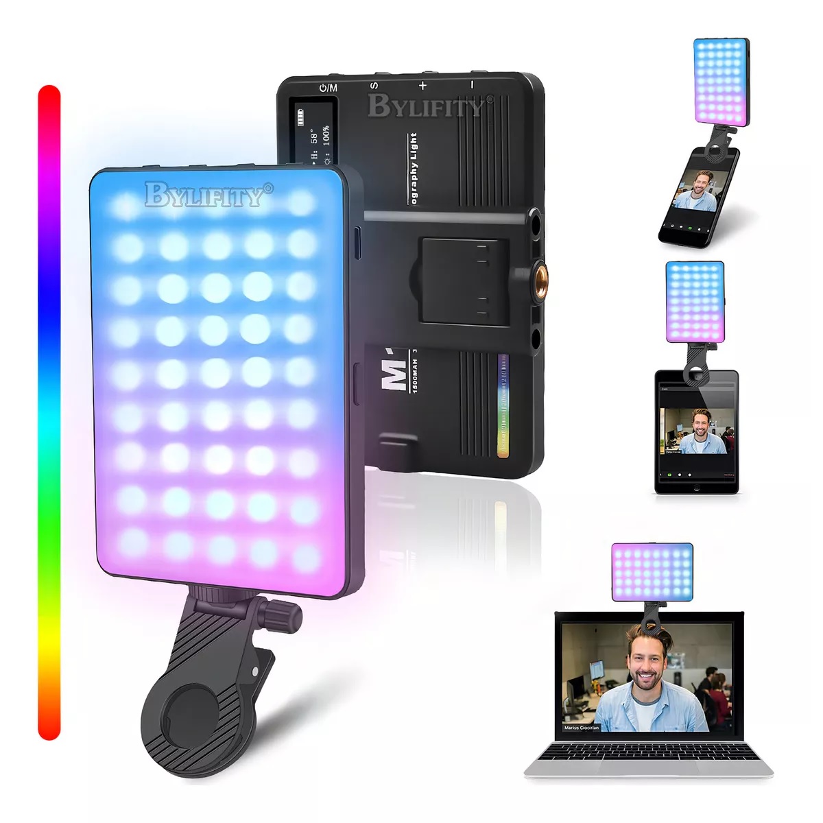 Luz De Video Led De Cámara Portátil Para Fotografia