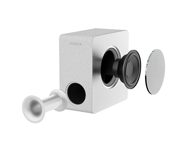 Barra de Sonido Audiobahn 2.1 con Subwoofer Inalámbrico ASBAR1000PACK Blanco
