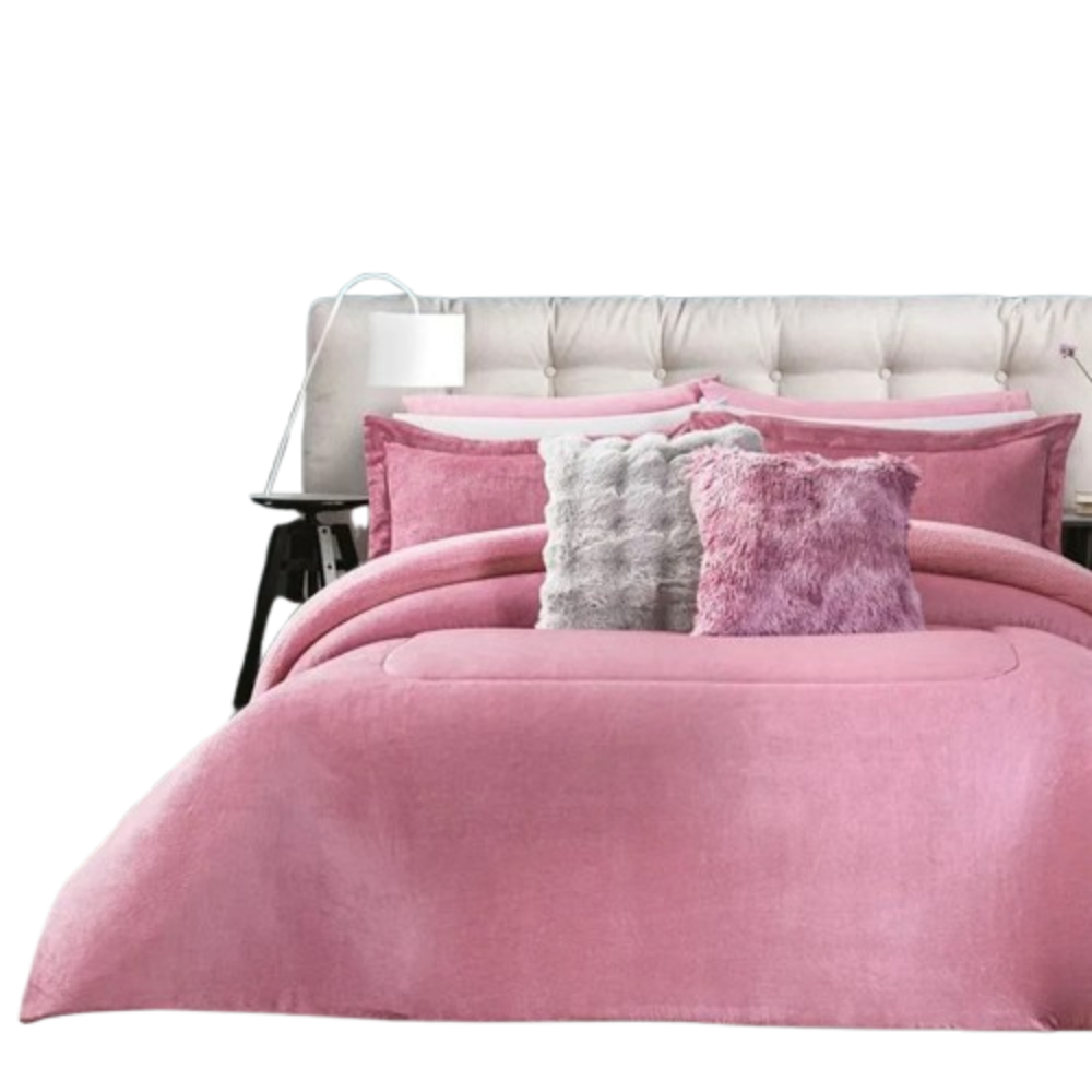Cobertor Pachicalientito Berry Suave KS/QS Rosa Concord