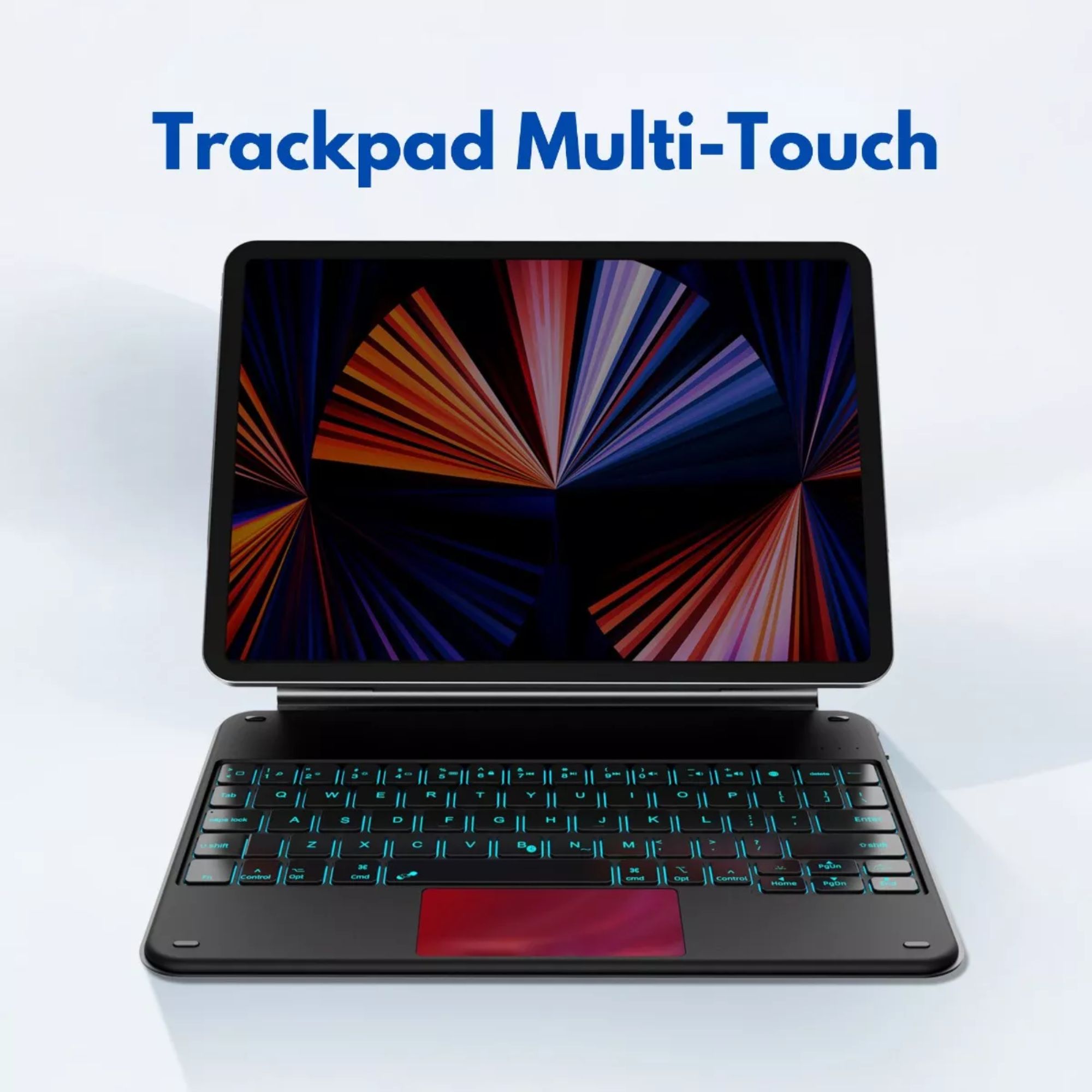 Funda Teclado Magic Keyboard Para iPad Air Pro 12.9 Color Negro + Pencil