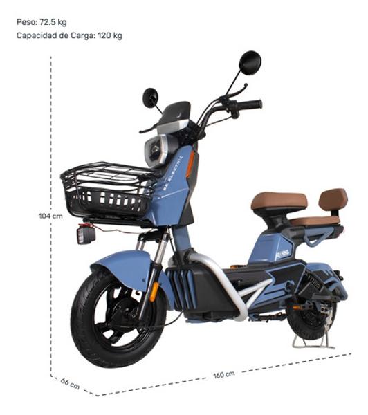 Bicicleta Electrica Moto Bici Scooter 3 Vel 55km/h 500w 12v
