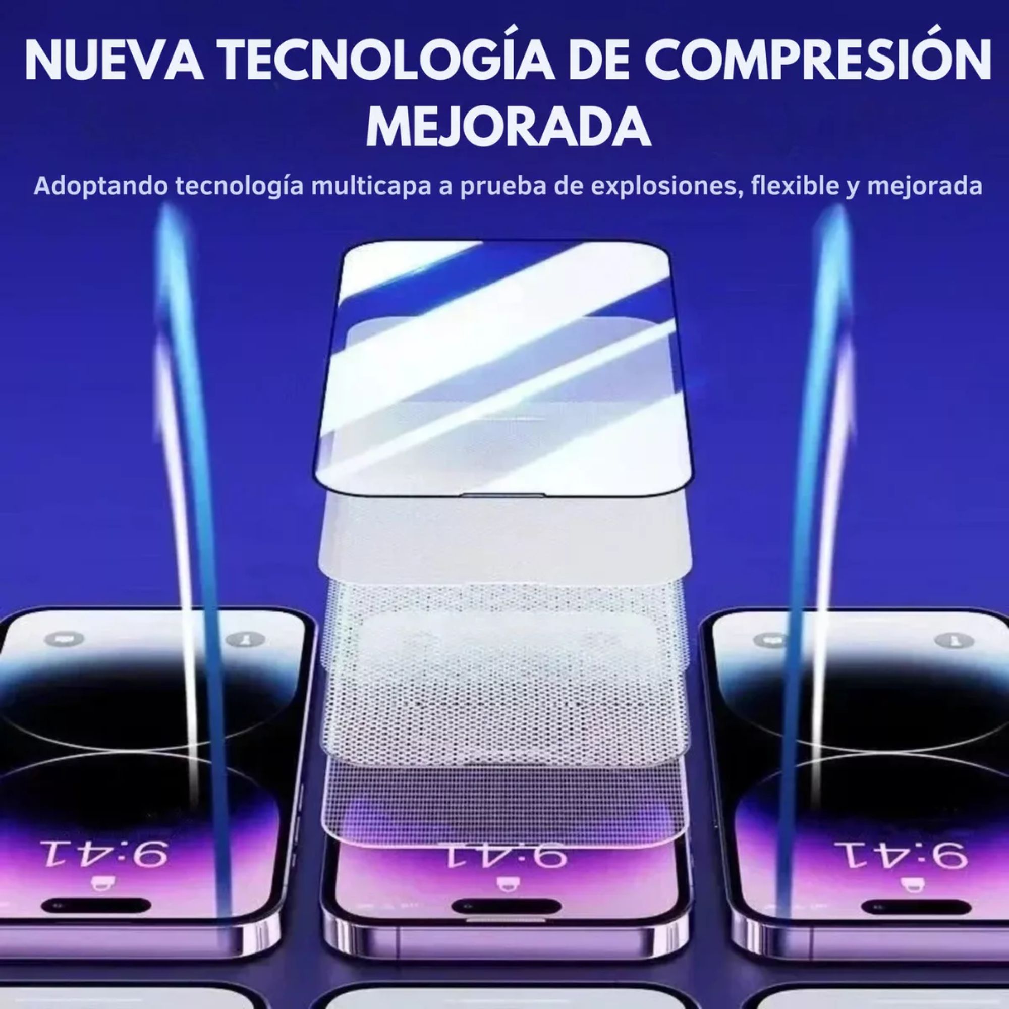 Mica Cristal Templado Premium Para iPhone Fácil Instalación Iphone 13/ 13 pro/ 14