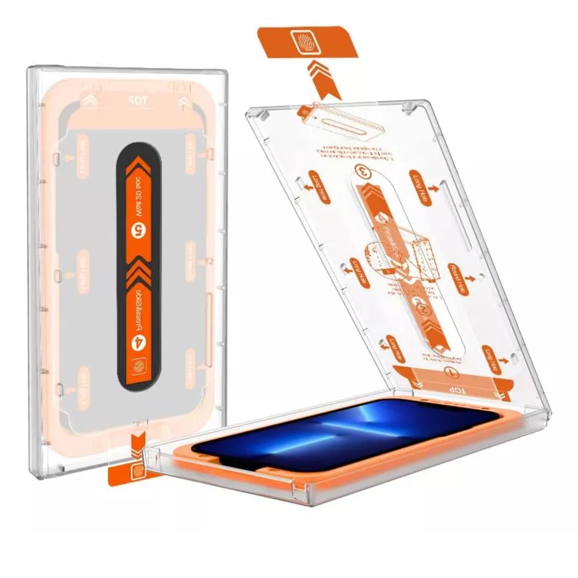 Mica Cristal Templado Premium Para iPhone Fácil Instalación Iphone 13/ 13 pro/ 14