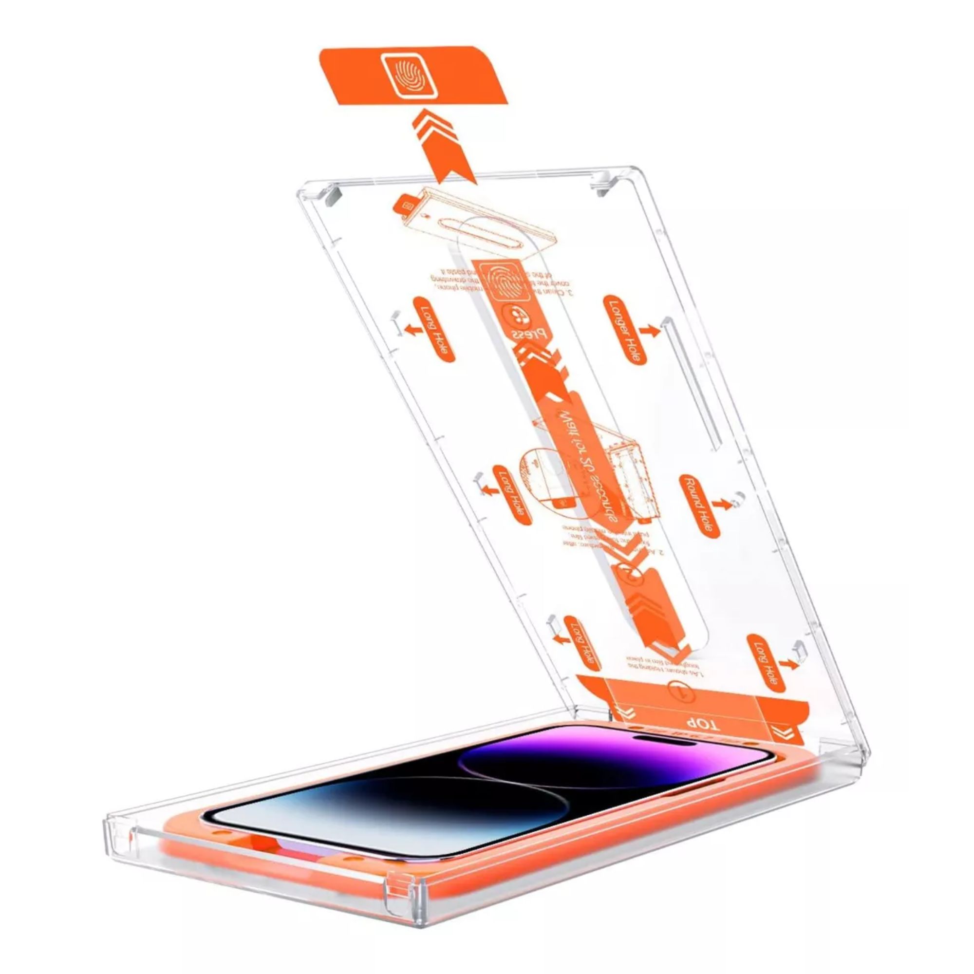 Mica Cristal Templado Premium Para iPhone Fácil Instalación Iphone 13/ 13 pro/ 14