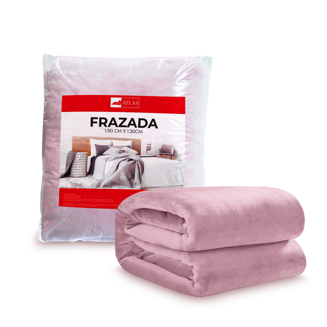 Cobija Frazada Ligera , Ultra Suave  Color Rosa   