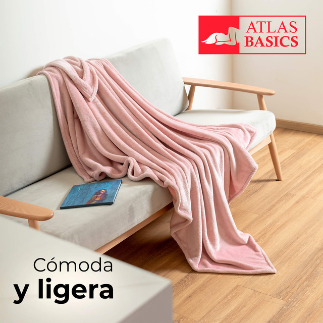 Cobija Frazada Ligera , Ultra Suave  Color Rosa   