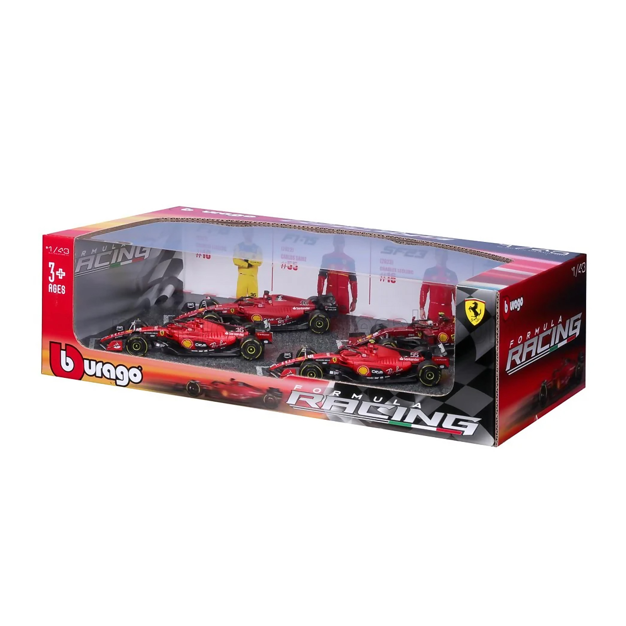 Colección 4 Autos Carros F1 Formula 1 Bburago Escala 