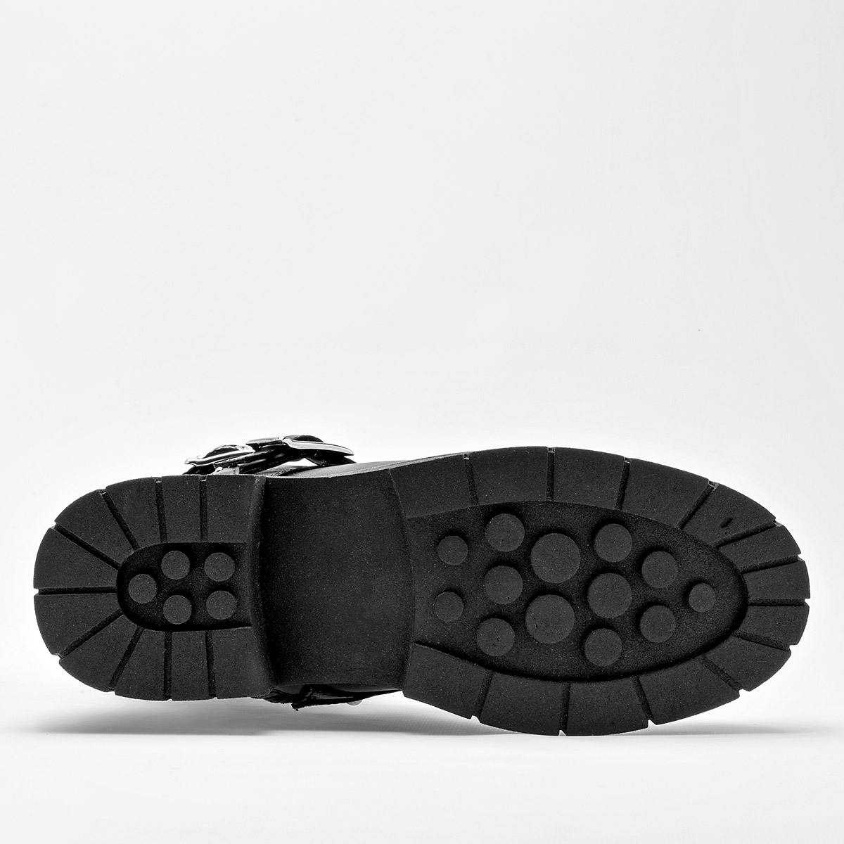Seducta Botin Urbano Mujer Tacon 4 cm Tubo 18 cm  Color  Negro E9
