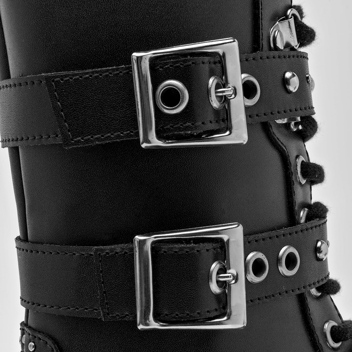 Seducta Botin Urbano Mujer Tacon 4 cm Tubo 18 cm  Color  Negro E9