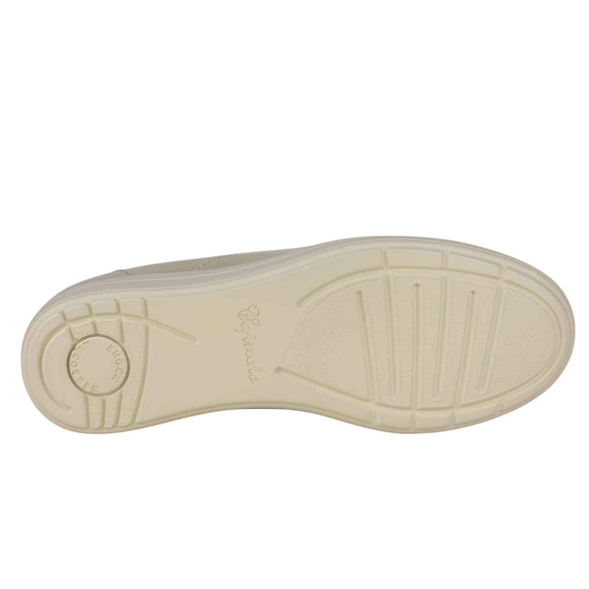 Mocasín Clásico Ancho Para Mujer Capricho 72034 Hueso Confort