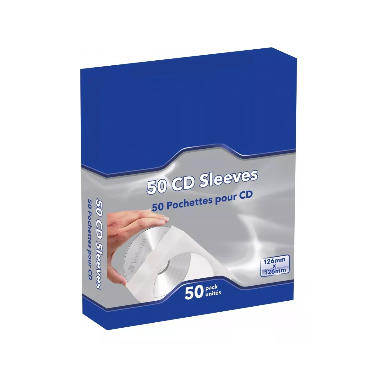 100 Discos Cd-r Verbatim 52x 700mb Con Sobre Papel