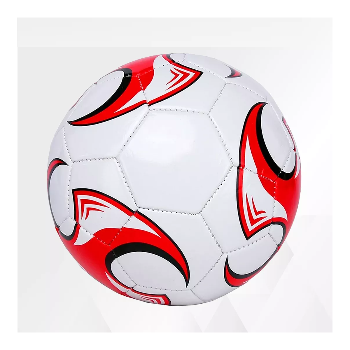 Balon Futbol Soccer No. 5 Laminado Color Rojo y blanco