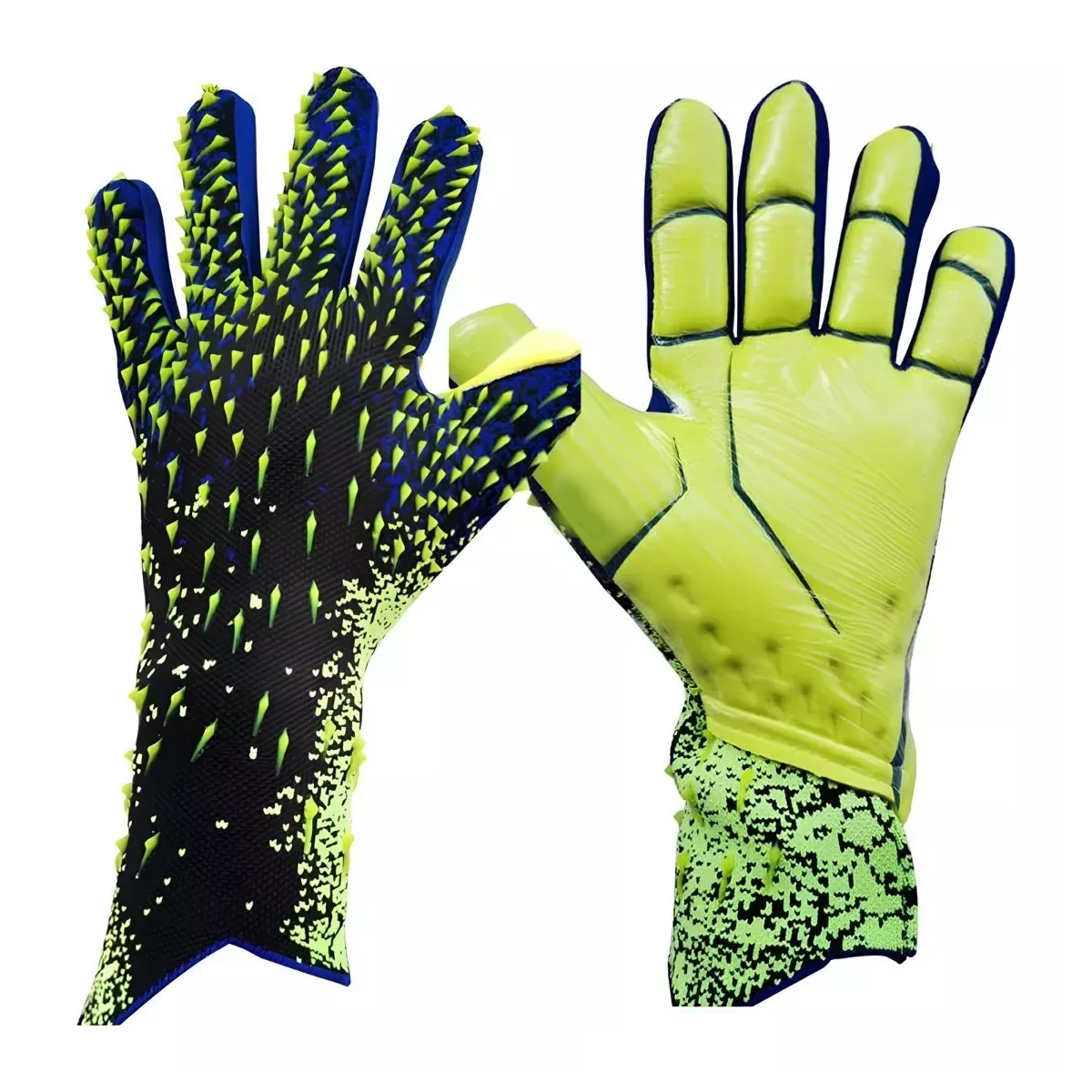 Guantes De Portero De Fútbol Profesional De Látex Antidesliz Talla 6 Verde