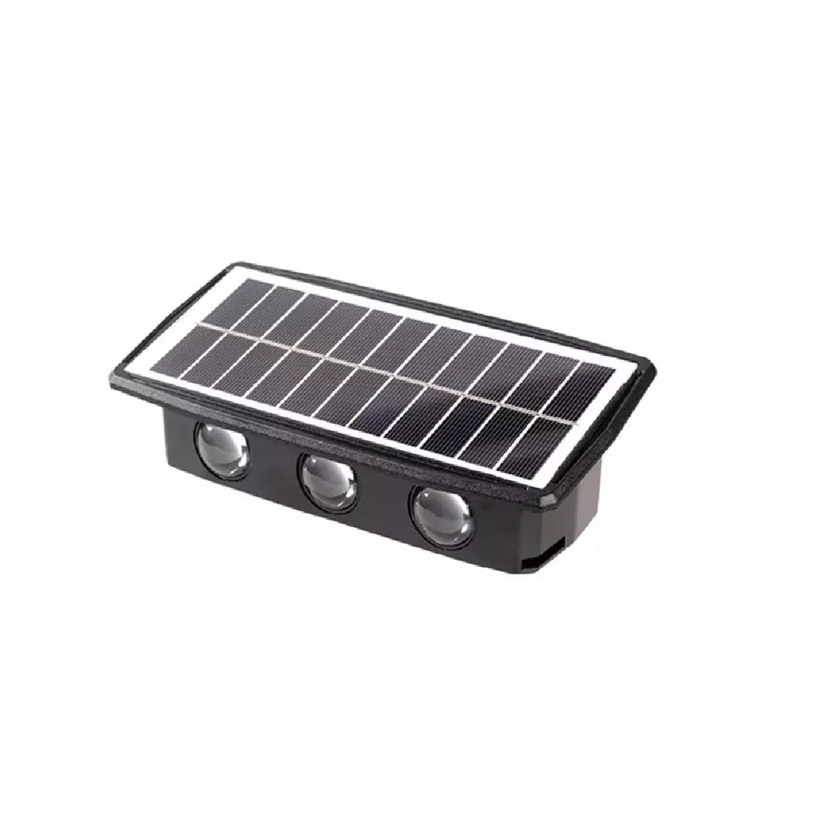 Luminaria Solar Exterior Impermeable Luz Pared Color M2